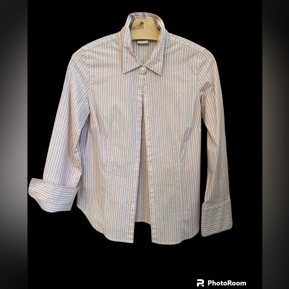 Garnet Hill button up cotton shirt. Size 10
